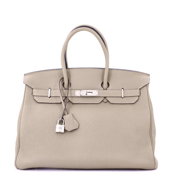 Hermes Birkin 35 Grey Togo with Palladium Hardware - Picture 1 of 8